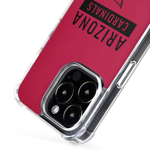 NFL Arizona Cardinals Red Performance Series iPhone 16 Pro MagSafe Case